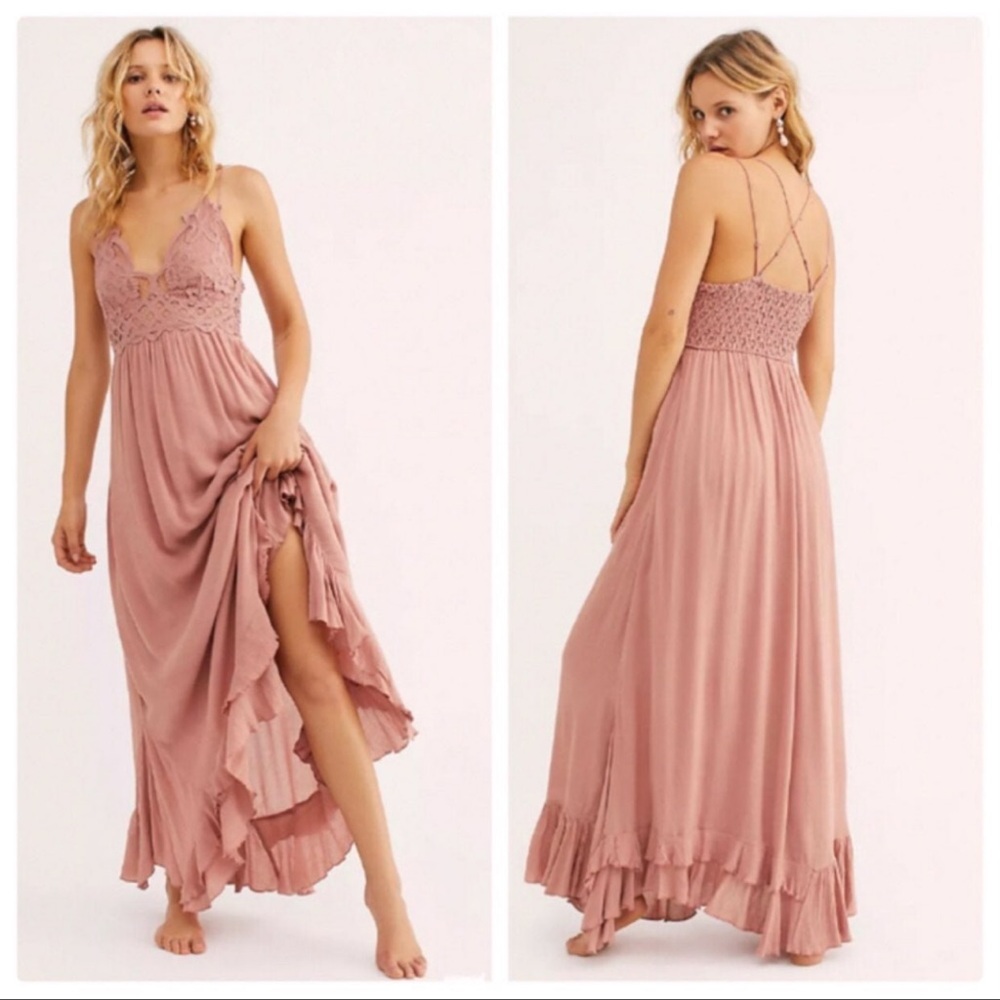 Free People ADELLA MAXI SLIP DRESS - Picture 9 of 13
